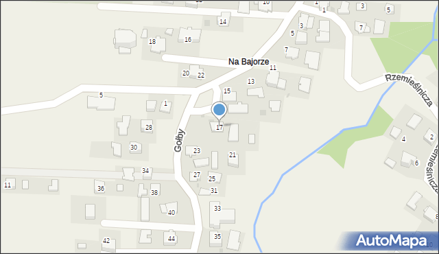 Bachowice, Gołby, ks., 17, mapa Bachowice