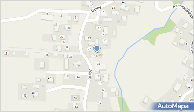 Bachowice, Gołby, ks., 31, mapa Bachowice