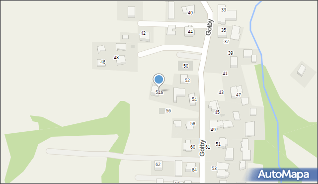 Bachowice, Gołby, ks., 54a, mapa Bachowice