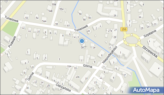 Barlinek, Górna, 2a, mapa Barlinek