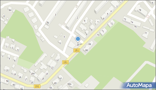 Barlinek, Gorzowska, 10, mapa Barlinek