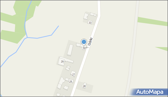 Bęczków, Górki, 31, mapa Bęczków