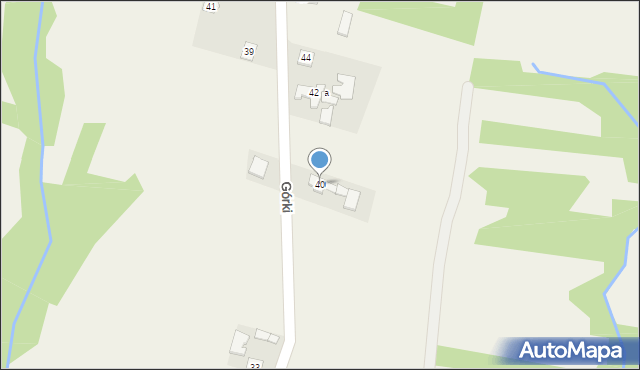 Bęczków, Górki, 40, mapa Bęczków