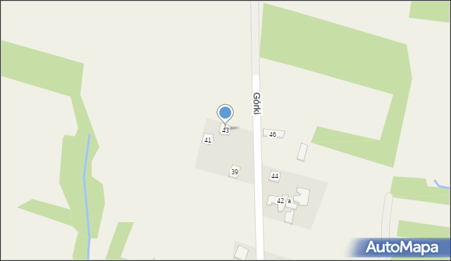 Bęczków, Górki, 43, mapa Bęczków