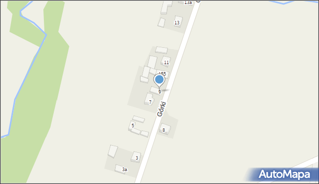 Bęczków, Górki, 9, mapa Bęczków