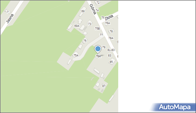 Biała Podlaska, Górna, 79A, mapa Białej Podlaskiej
