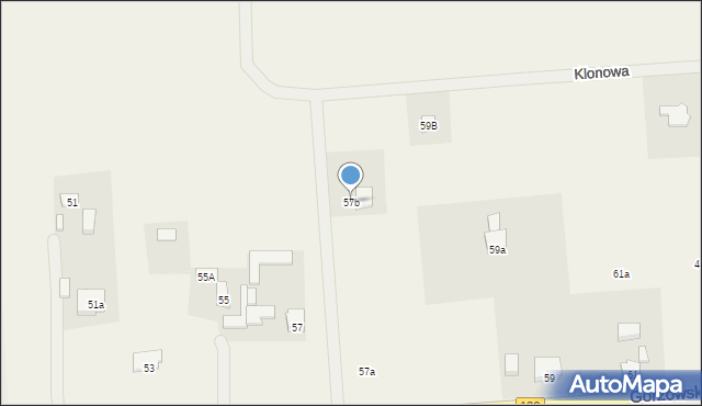 Białcz, Gorzowska, 57b, mapa Białcz
