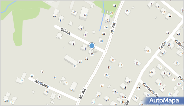 Bielsko-Biała, Górna, 1, mapa Bielsko-Białej