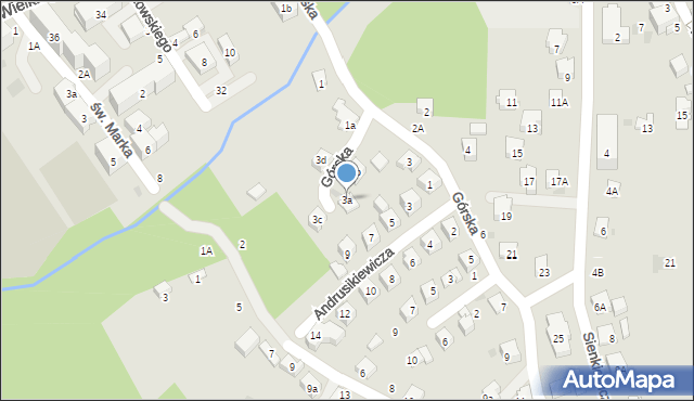 Bochnia, Górska, 3a, mapa Bochni