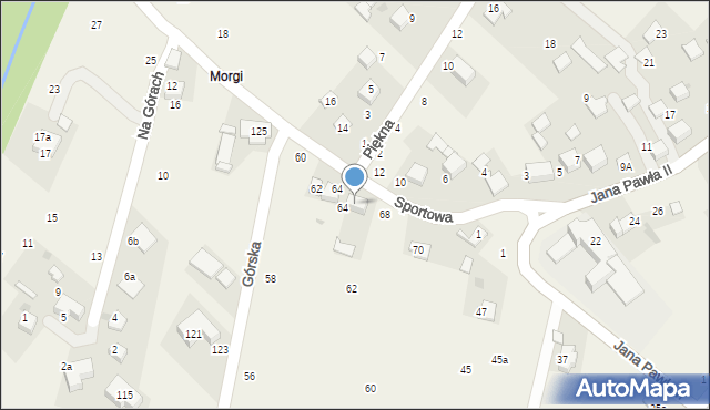 Bolechowice, Górska, 66, mapa Bolechowice