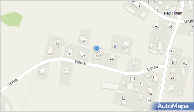 Bratian, Górna, 2A, mapa Bratian