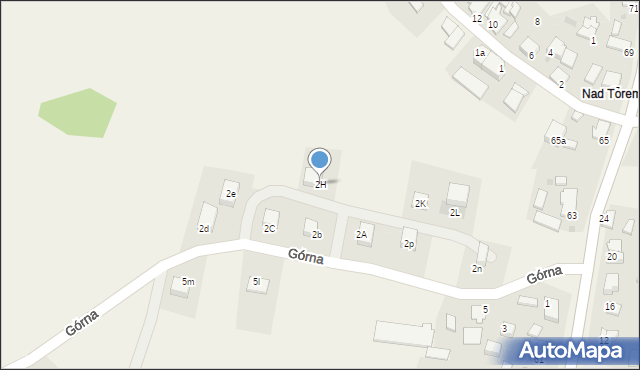 Bratian, Górna, 2H, mapa Bratian