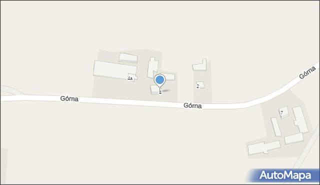 Bratian, Górna, 4, mapa Bratian