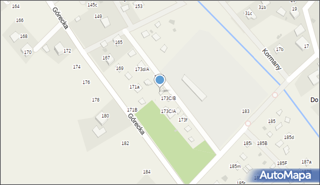 Brenna, Górecka, 173c, mapa Brenna