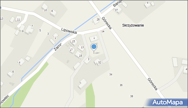 Brenna, Górecka, 30, mapa Brenna