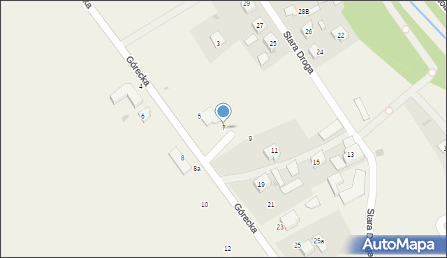 Brenna, Górecka, 7, mapa Brenna