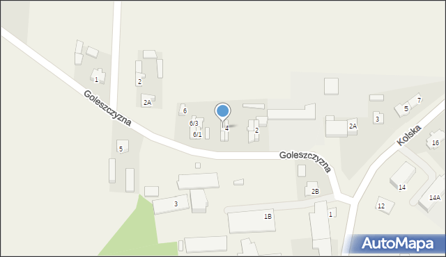 Brudzew, Goleszczyzna, 4/3, mapa Brudzew