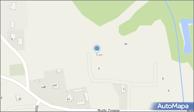 Budy Zosine, Godziny W, 10, mapa Budy Zosine