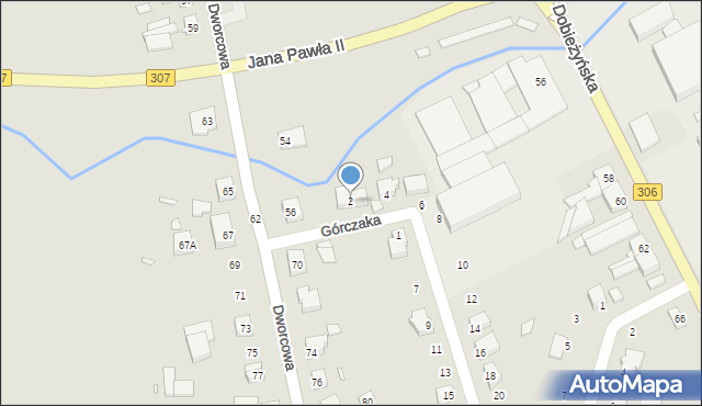 Buk, Górczaka Franciszka, 2, mapa Buk