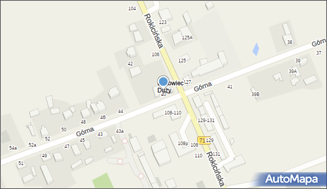 Bukowiec, Górna, 40, mapa Bukowiec