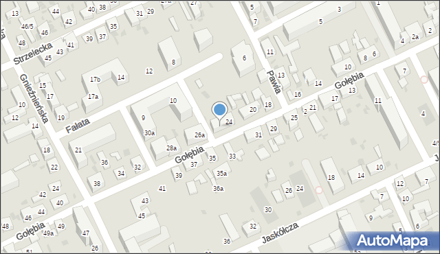 Bydgoszcz, Gołębia, 26, mapa Bydgoszczy