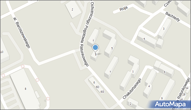 Bydgoszcz, Górskiego Ochotniczego Pogotowia Ratunkowego, 3, mapa Bydgoszczy