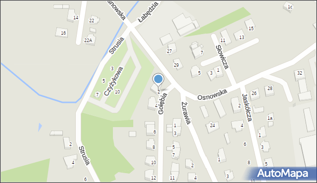 Chełmno, Gołębia, 2, mapa Chełmno