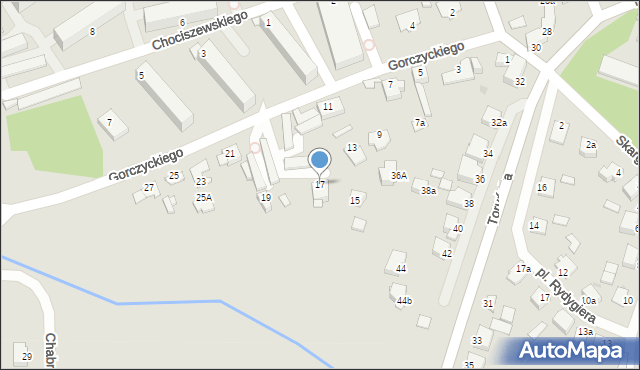 Chełmno, Gorczyckiego Grzegorza, 17, mapa Chełmno