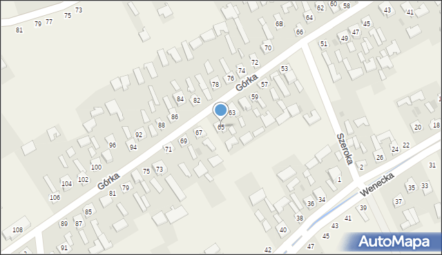 Chmielów, Górka, 65, mapa Chmielów