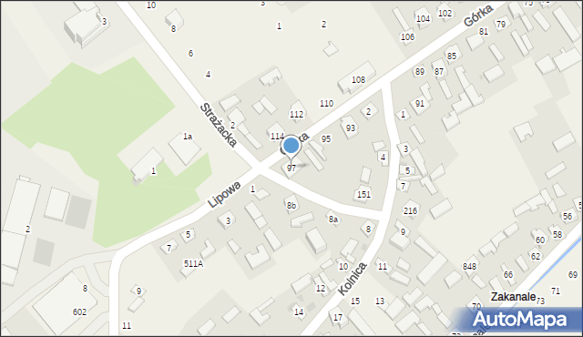 Chmielów, Górka, 97, mapa Chmielów