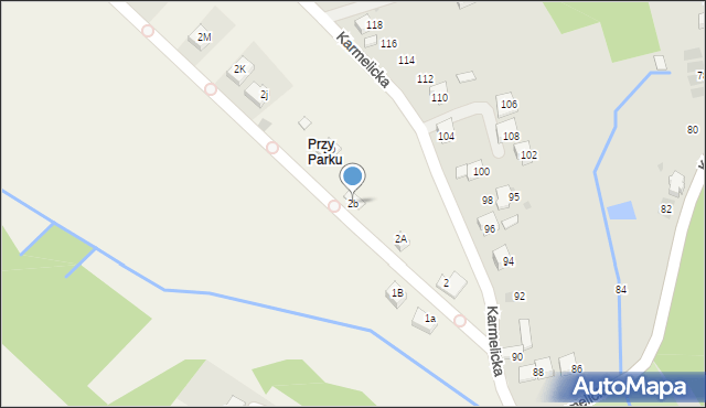 Chocznia, Góralska, 2b, mapa Chocznia