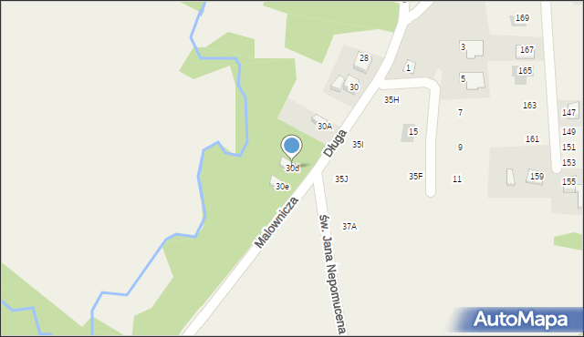 Chocznia, Góralska, 30d, mapa Chocznia