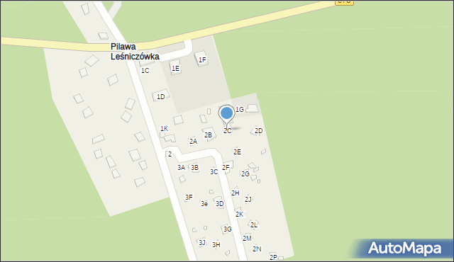 Chojnów, Gościniec Warecki, 2C, mapa Chojnów