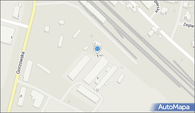 Choszczno, Gorzowska, 5, mapa Choszczno