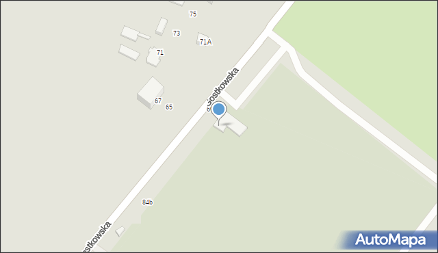 Ciechanów, Gostkowska, 86, mapa Ciechanów