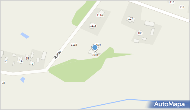 Cyganka, Gościnna, 109d, mapa Cyganka