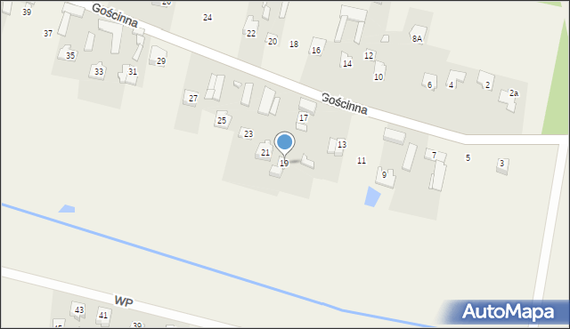 Cyganka, Gościnna, 19, mapa Cyganka