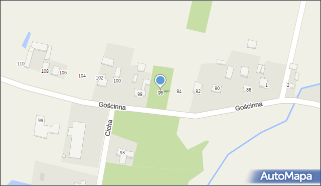 Cyganka, Gościnna, 96, mapa Cyganka