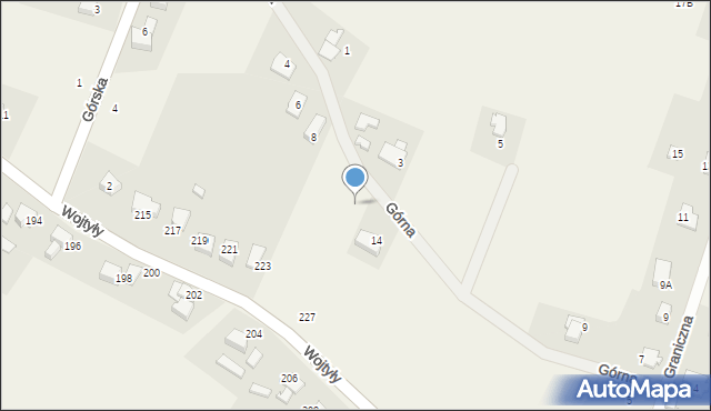 Czaniec, Górna, 12, mapa Czaniec