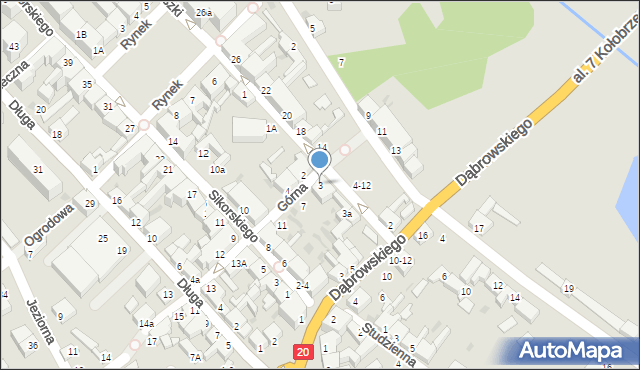 Czaplinek, Górna, 3, mapa Czaplinek