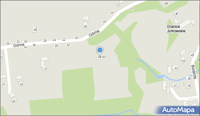 Czchów, Górna, 31, mapa Czchów