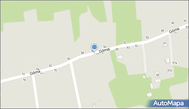 Czchów, Górna, 69, mapa Czchów