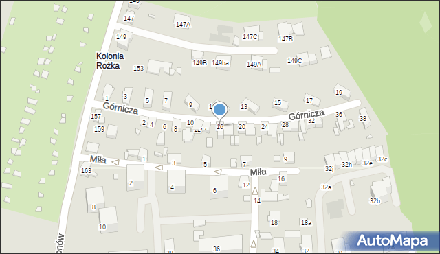 Czeladź, Górnicza, 16, mapa Czeladź