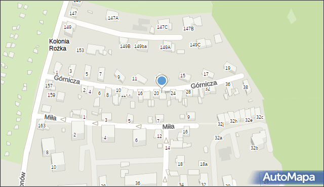 Czeladź, Górnicza, 22, mapa Czeladź