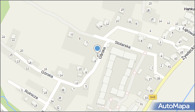 Czernichów, Górska, 4, mapa Czernichów