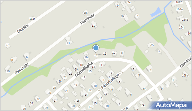 Czerwionka-Leszczyny, Górnośląska, 14, mapa Czerwionka-Leszczyny