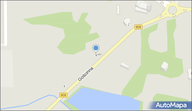 Częstochowa, Gościnna, 4, mapa Częstochowy