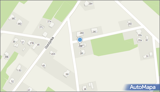 Czyżowice, Gorzycka, 28E, mapa Czyżowice