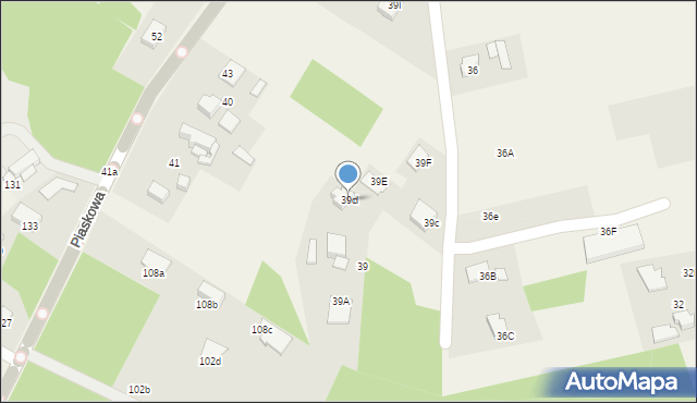 Czyżowice, Gorzycka, 39d, mapa Czyżowice