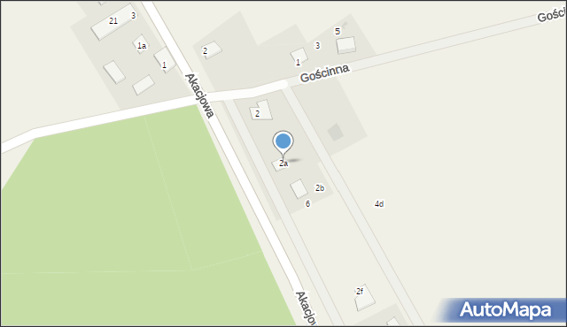 Dąbrówka Słupska, Gościnna, 2a, mapa Dąbrówka Słupska